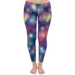 Abstract Background Graphic Space Classic Winter Leggings