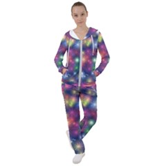 Abstract Background Graphic Space Women s Tracksuit by Bajindul