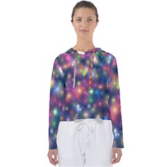 Abstract Background Graphic Space Women s Slouchy Sweat