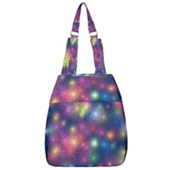 Abstract Background Graphic Space Center Zip Backpack by Bajindul