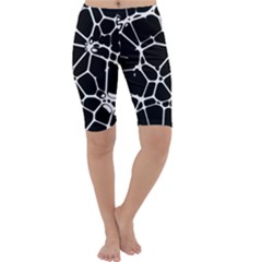 Neurons Braid Network Wattle Yarn Cropped Leggings 