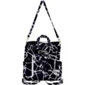 Neurons Braid Network Wattle Yarn Crossbody Backpack View3