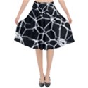 Neurons Braid Network Wattle Yarn Flared Midi Skirt View1