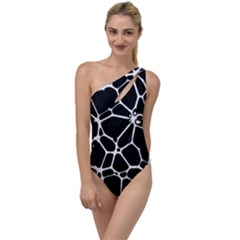 Neurons Braid Network Wattle Yarn To One Side Swimsuit by HermanTelo