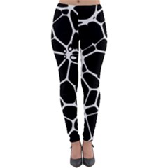 Neurons Braid Network Wattle Yarn Lightweight Velour Leggings