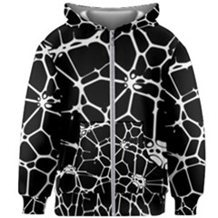 Neurons Braid Network Wattle Yarn Kids  Zipper Hoodie Without Drawstring by HermanTelo