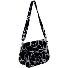 Neurons Braid Network Wattle Yarn Saddle Handbag by HermanTelo