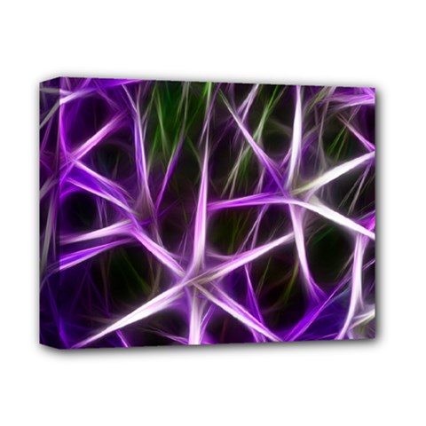 Neurons Brain Cells Imitation Deluxe Canvas 14  X 11  (stretched) by HermanTelo