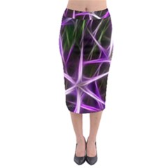 Neurons Brain Cells Imitation Midi Pencil Skirt by HermanTelo