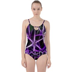 Neurons Brain Cells Imitation Cut Out Top Tankini Set