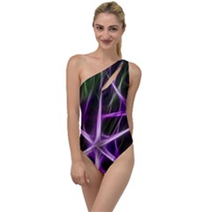 Neurons Brain Cells Imitation To One Side Swimsuit by HermanTelo