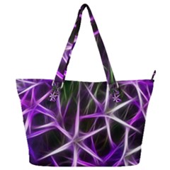 Neurons Brain Cells Imitation Full Print Shoulder Bag