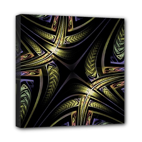 Fractal Texture Pattern Mini Canvas 8  X 8  (stretched)