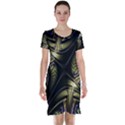 Fractal Texture Pattern Short Sleeve Nightdress View1