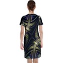 Fractal Texture Pattern Short Sleeve Nightdress View2