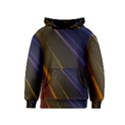 Rainbow Waves Mesh Colorful 3d Kids  Pullover Hoodie View1