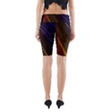 Rainbow Waves Mesh Colorful 3d Yoga Cropped Leggings View2