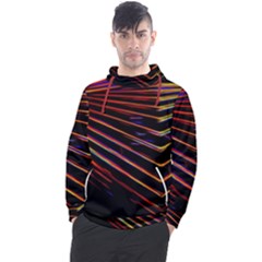 Abstract Neon Background Light Men s Pullover Hoodie