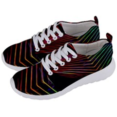 Abstract Neon Background Light Men s Lightweight Sports Shoes by HermanTelo