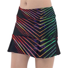 Abstract Neon Background Light Tennis Skorts by HermanTelo