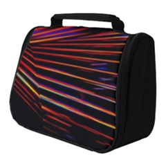 Abstract Neon Background Light Full Print Travel Pouch (small) by HermanTelo