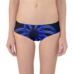 Light Effect Blue Bright Design Classic Bikini Bottoms