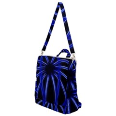 Light Effect Blue Bright Design Crossbody Backpack