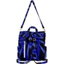 Light Effect Blue Bright Design Crossbody Backpack View3