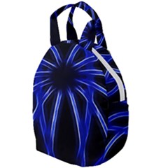 Light Effect Blue Bright Design Travel Backpacks by HermanTelo