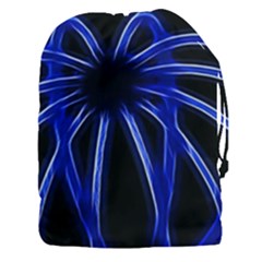 Light Effect Blue Bright Design Drawstring Pouch (3xl)