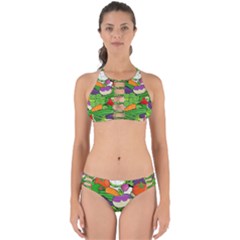 Vegetables Bell Pepper Broccoli Perfectly Cut Out Bikini Set by HermanTelo