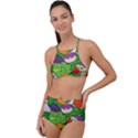 Vegetables Bell Pepper Broccoli High Waist Tankini Set View1