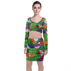 Vegetables Bell Pepper Broccoli Top And Skirt Sets by HermanTelo