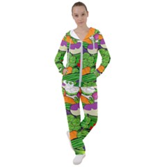 Vegetables Bell Pepper Broccoli Women s Tracksuit