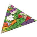 Vegetables Bell Pepper Broccoli Wooden Puzzle Triangle View3