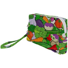 Vegetables Bell Pepper Broccoli Wristlet Pouch Bag (small) by HermanTelo