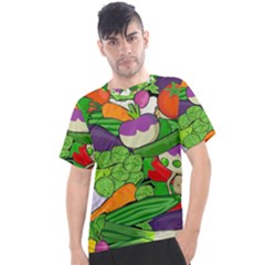 Vegetables Bell Pepper Broccoli Men s Sport Top by HermanTelo