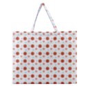 Background Flowers Multicolor Zipper Large Tote Bag View1