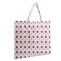 Background Flowers Multicolor Zipper Large Tote Bag View2