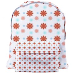 Background Flowers Multicolor Giant Full Print Backpack