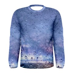 Gouttes D eau Galaxy Men s Long Sleeve Tee by kcreatif