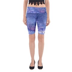 Gouttes D eau Galaxy Yoga Cropped Leggings by kcreatif