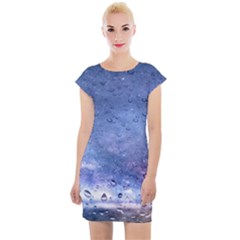 Gouttes D eau Galaxy Cap Sleeve Bodycon Dress by kcreatif