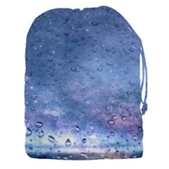 Gouttes D eau Galaxy Drawstring Pouch (3xl) by kcreatif