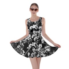 Fleurs De Cerisier Noir & Blanc Skater Dress by kcreatif