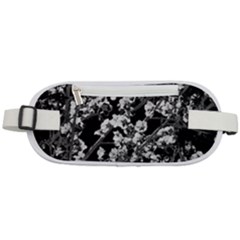 Fleurs De Cerisier Noir & Blanc Rounded Waist Pouch by kcreatif