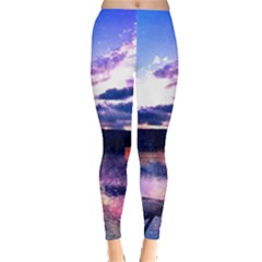 Photo Coucher Du Soleil Effet Galaxy Leggings  by kcreatif