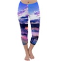 Photo Coucher du soleil Effet Galaxy Capri Winter Leggings  View1