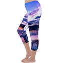 Photo Coucher du soleil Effet Galaxy Capri Winter Leggings  View2