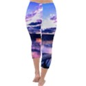 Photo Coucher du soleil Effet Galaxy Capri Winter Leggings  View4